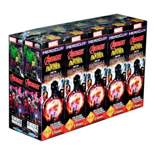 Marvel Heroclix: Avengers Black Panther and the Illuminati Booster Brick (73477)