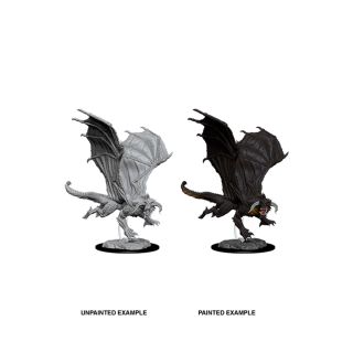 D&D Nolzur's Marvelous Miniatures - Young Black Dragon (73682)