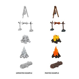 WizKids Deep Cuts - Camp Fire & Sitting Log (73860)