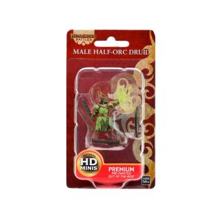Pathfinder Battles: Premium Painted Figure - Half-Orc Druid Male  (77511)