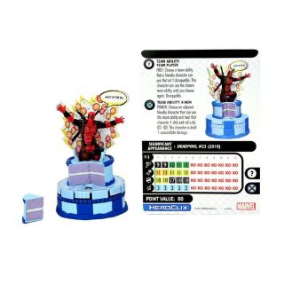 Marvel HeroClix: X-Men Rise and Fall Play at Home Kit (Deadpool)