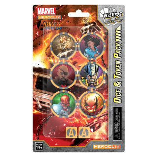 Marvel HeroClix: Avengers Forever Dice & Token Pack Ghost Rider