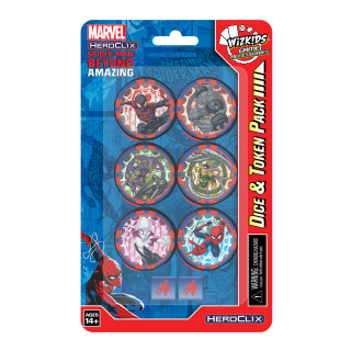 Marvel HeroClix: Spider-Man Beyond Amazing Dice & Token Pack ** Special Offer **