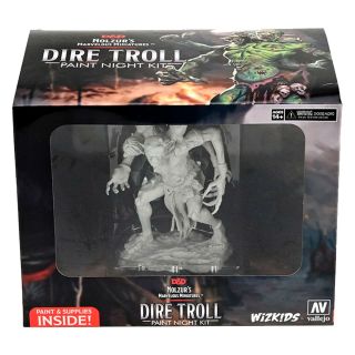 Dungeons & Dragons Nolzur's Marvelous Miniatures: Dire Troll - Paint Night Kit (90291)