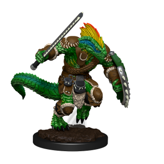 D&D Nolzur's Marvelous Miniatures: Lizardfolk Barbarian & Lizardfolk Cleric (90308)