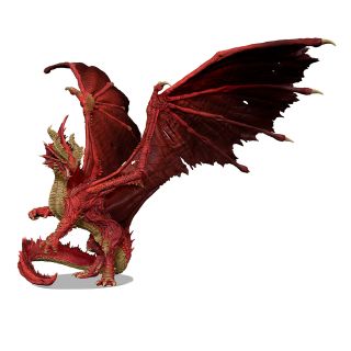 D&D Nolzur's Marvelous Miniatures: Gargantuan Red Dragon (90562)