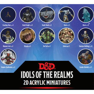 D&D Idols of the Realms: Boneyard: 2D Set 1 (94510)