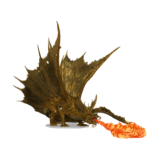D&D Icons of the Realms: Adult Gold Dragon Premium Figure ** Special Offer **