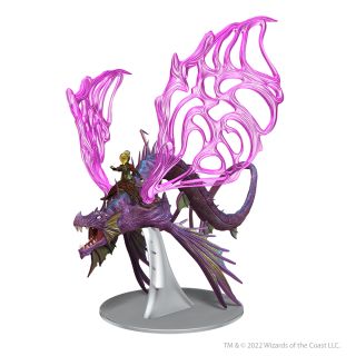 D&D Icons of the Realms: Spelljammer Adventures in Space-Adult Solar Dragon & Prince Xeleth (Set 24)
