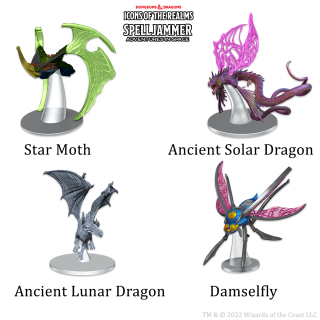 D&D Icons of the Realms: Ship Scale - Astral Elf Patrol ** Special Offer **