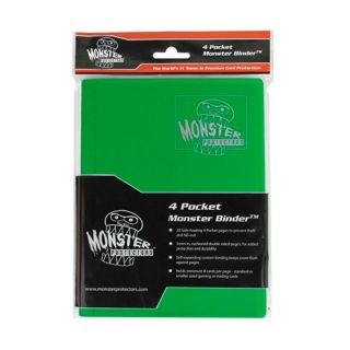 Monster Protectors - 4-Pocket Binder - Matte Emerald Green