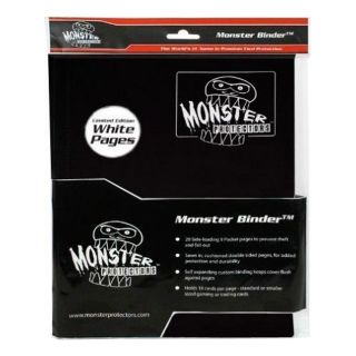 Monster Protectors - 9-Pocket Binder - Black / White Pages