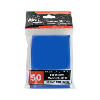 Monster Sleeves - No Logo - Large Size - Super Matte Blue 50 ct.