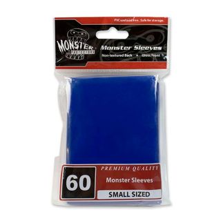 Monster Sleeves - No Logo - Small Size - Glossy Blue 60 ct.