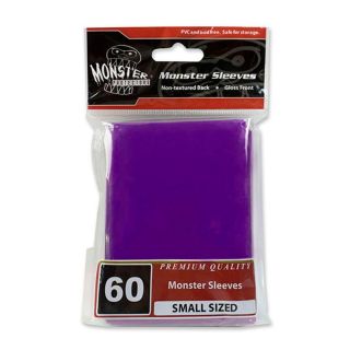 Monster Sleeves - No Logo - Small Size - Glossy Purple 60 ct.