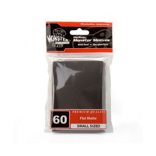 Monster Sleeves - No Logo - Small Size - Flat Matte Black 60 ct.