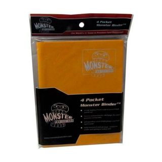 Monster Protectors - 4-Pocket Binder - Matte Sunflower Orange ***DISCONTINUED***