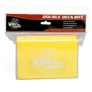 Monster Protectors - Double Deck Box - Matte Yellow