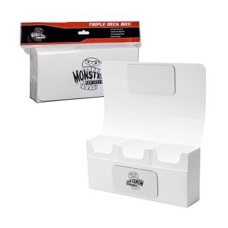 Monster Protectors - Triple Deck Box - White