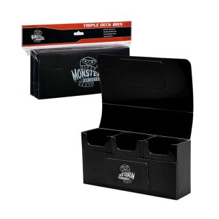 Monster Protectors - Triple Deck Box - Black