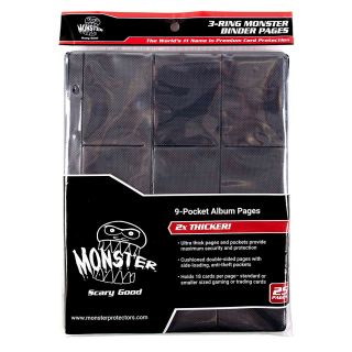 Monster 3-Ring Binder Pages (25 ct.)
