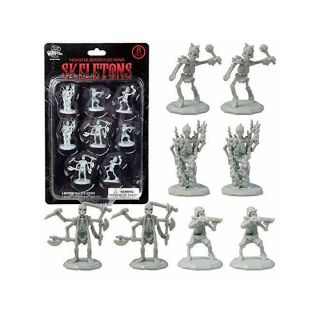 Monster Adventure Minis - Unpainted Figures: Skeletons - 8 Pack (MON-SK8-209)