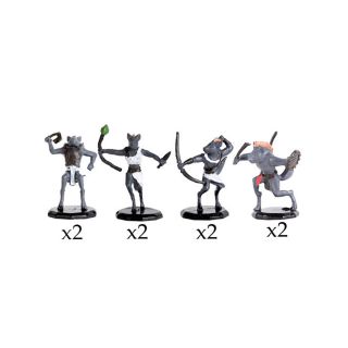 Monster Adventure Minis - Painted Figures: Gnolls - 8 Pack (MON-GN8PNT-675)