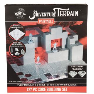 Monster Adventure Terrain - Core Building Set 127 Piece Unpainted (MON-MATCOR-428)