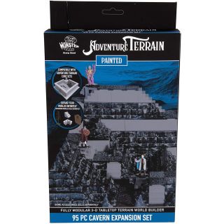 Monster Adventure Terrain - Cavern Expansion Set  95 Piece Painted (MON-MATCAVP-497)
