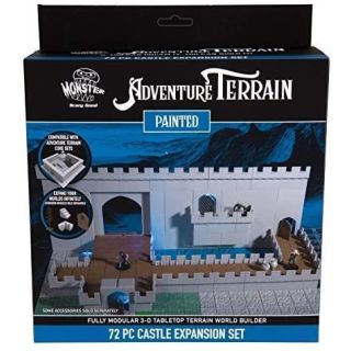 Monster Adventure Terrain - Castle Expansion Set 72 Piece Painted (MON-MATCASP-527)