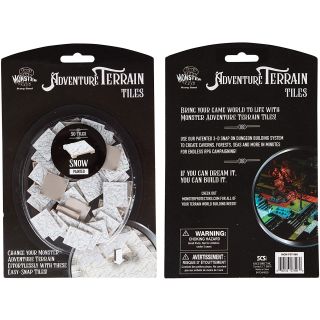 Monster Adventure Terrain - Snow Tiles 50 Piece Painted (MON-PST-980)