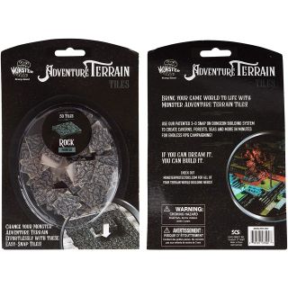 Monster Adventure Terrain - Rock Tiles 50 Piece Painted (MON-PRT-997)