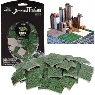 Monster Adventure Terrain - Foliage Tiles 50 Piece Painted (MON-PFT-024)