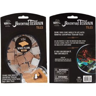 Monster Adventure Terrain - Wood Plank Tiles 50 Piece Painted (MON-PWPT-031)