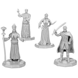 Monster Adventure Minis - Townsfolk Unpainted Figures:Nobility Collection - 8 Pack (MON-MAMUN-703)