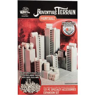 Monster Adventure Terrain - Specialty Accessories Expansion Set 121 Piece Unpainted (MON-RMATSPET-523)