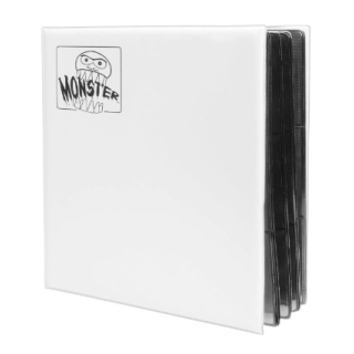Monster Protectors - 12 Pocket Zodiac Binder, 4 x 3 - 20 Side pages - Matte White