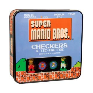 Super Mario Bros™ Checkers & Tic-Tac-Toe Collector's Edition (Tin) - English