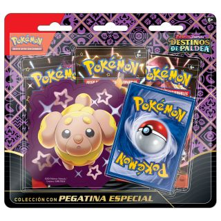 Pokémon TCG: Scarlet & Violet 4.5 - "Paldean Fates" Tech Sticker Collection Display 12ct. - SPANISH