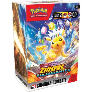Pokémon TCG: Scarlet & Violet 8 - "Surging Sparks" Build & Battle Box Display 10ct - SPANISH