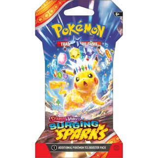Pokémon TCG: Scarlet & Violet 8 - "Surging Sparks" Sleeved Booster Pack - ENGLISH