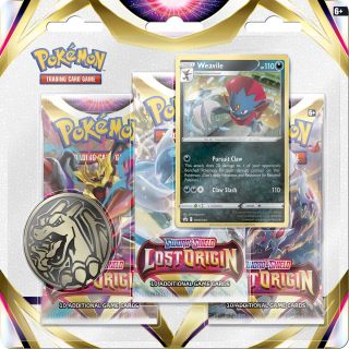 Pokémon TCG: Sword & Shield 11 - "LOST ORIGIN" 3-booster blister MASTER CASE 24ct. - ENGLISH