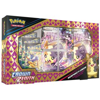 Pokémon TCG: Sword & Shield 12.5 - "CROWN ZENITH" Premium Playmat Collection Morpeko V Union Master Case 6ct. - ENGLISH ** Special Offer **