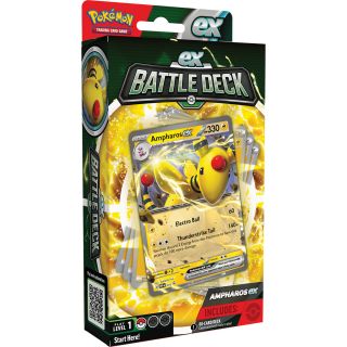 Pokémon TCG: Ampharos ex or Lucario ex Battle Deck MASTER CASE 24ct. - ENGLISH