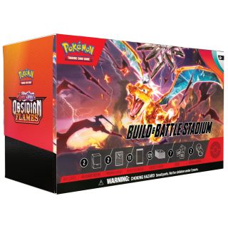 Pokémon TCG: Scarlet & Violet 3 - "Obsidian Flames" Build & Battle Stadium Master Case 6ct - ENGLISH ** Special Offer **