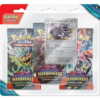 Pokémon TCG: Scarlet & Violet 6 - "Twilight Masquerade" 3-Booster Blister Master Case 24ct. - ENGLISH