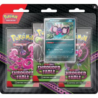 Pokémon TCG: Scarlet & Violet 6.5 - "Shrouded Fable" 3-Booster Blister Master Case 12ct. - ENGLISH
