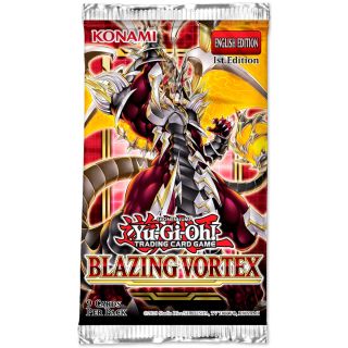 Yu-Gi-Oh! - BLAZING VORTEX loose booster pack (player participation) - ENGLISH