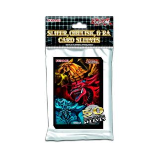 YU-GI-OH! TCG: SLIFER, OBELISK, & RA ACCESSORIES (TBD) SLEEVES PACK 50CT.