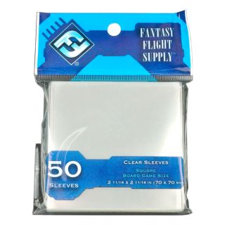 Fantasy Flight Accessories - Square Card Sleeves (70 x 70 mm) 50ct.